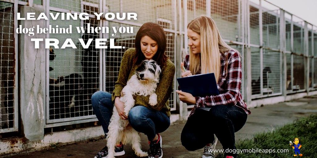Leaving Your Dog Behind When You Travel. ⋆ Doggy Mobile Apps